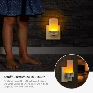 Lampa de Noapte Reer NightGuide cu Senzor de Miscare, 2 Bucati, Alb - Img 2