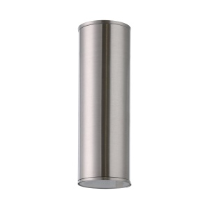 Lampa de perete exterior LED Eglo Riga, 2 fasii luminoase, IP44, otel galvanizat, argintiu - Img 2