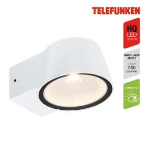 Lampa de perete exterior TELEFUNKEN, LED 7.5W, 700 Lumen, alba - Img 3