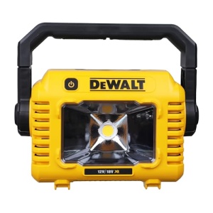 Lampa de santier cu acumulator LED Dewalt DCL077 (intensitate luminoasa foarte mare de pana la 2.000 de lumeni, maner robust cu mai multe pozitii, IP54, cu suport pentru trepied de 1/4" si 5/8", livrat fara baterie si incarcator) - Img 6