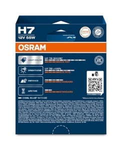 Lampa Halogen H7 OSRAM COOL BLUE INTENSE, 12V 55W, 5000K, 100 luminozitate - Img 4