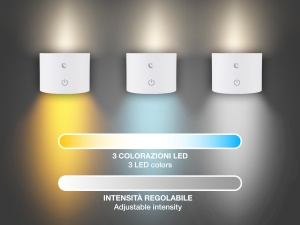Lampa LED BEPER Lumini 3in1, Touch-Switch, 150 Lumen, Alb - Img 3