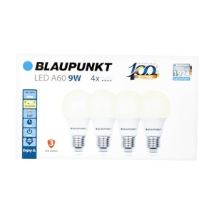 Lampa LED Blaupunkt E27 9W 2700K, Lumina Calda, 4 Bucati - Img 4