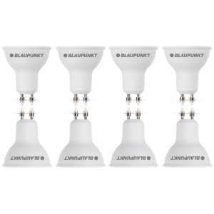 Lampa LED Blaupunkt GU10, 5W, Lumina calda 2700K, 500 lumeni, 8 bucati