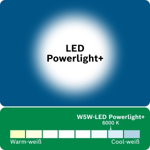 Lampa LED Bosch W5W-Powerlight 12V, 6000K, 2 bucati - Img 3