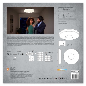 Lampa LED cu senzor LEDVANCE ORBIS SPARKLE DOT, 340mm, cald (3000K) - Img 13