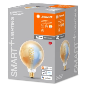 Lampa LED cu WiFi LEDVANCE SMART, 8W, 650lm, forma sferica, culoare aurie - Img 3