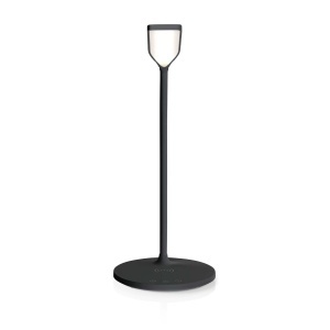 Lampa LED de birou NEDIS cu incarcator wireless, 15W, dimabila, neagra - Img 1