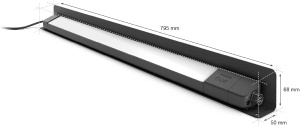 Lampa LED de Exterior Philips Hue Amarant, 1420 lm, Dimmabila, Neagra - Img 4