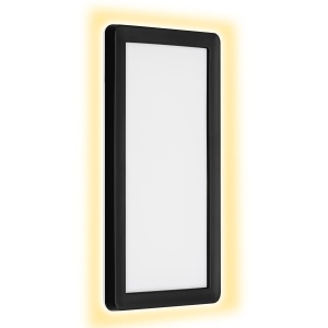 Lampa LED de exterior TELEFUNKEN, 16W, 2000 Lumen, IP44, Alb-Negru