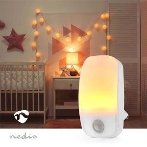Lampa LED de Noapte Nedis, cu Senzor de Miscare, 0.55 W, Lumina Calda - Img 2