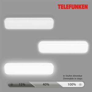 Lampa LED de tavan Telefunken, dimabila, 24W, 2800 Lm, lumina neutra - Img 4