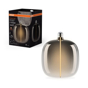 Lampa LED decorativa Osram Vintage 1906 Oval dimmbara 4.8 W 1800K Smoke