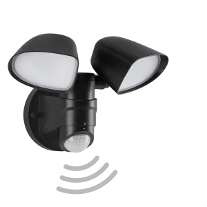 Lampa LED Exterioara TELEFUNKEN, 10W, 1000 Lumen, Negru