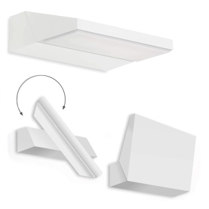 Lampa LED exterioara TELEFUNKEN, 10W, 1100 Lumen, alba, IP44