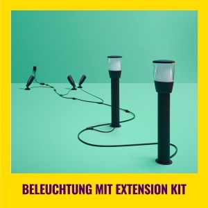 Lampa LED Exterioara WiZ Elpas, Dimmabila, 16 Milioane Culori, Neagra - Img 13