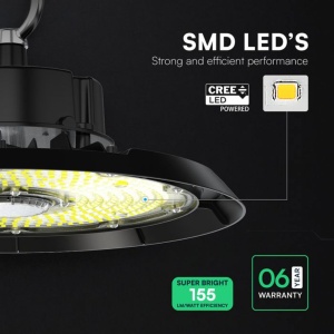 Lampa LED High Bay V-TAC 100W UFO - 13500 lm, IP65, Alb Rece 6500K - Img 3