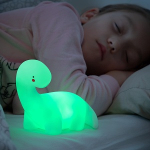 Lampa LED InnovaGoods Lightosaurus Multicolor Portabila Vinil Alb - Img 2