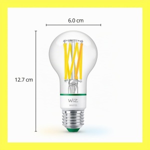Lampa LED inteligenta WiZ A60, E27, Energie clasa A, economisire energie 40 - Img 9