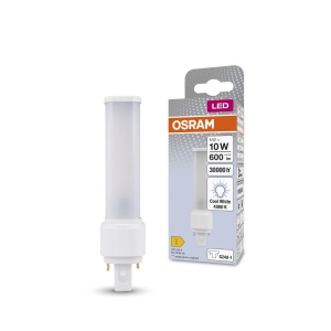 Lampa LED Osram G24d-1, 10W, 4000K, Alb Rece, Design Compact