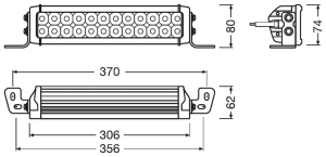 Lampa LED Osram LEDriving VX250-CB, 2100 Lumen, 6000K, IP67 - Img 5