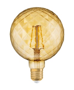 Lampa LED Osram Vintage 1906 E27, 4.5W, Alb Cald, 2500K - Img 3