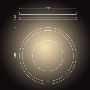 Lampa LED Philips Hue Being, 2500 lm, dimabila, alba - Img 9