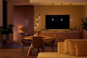 Lampa LED Philips Hue E27 Filament ST72, 550lm, lumina calda, dimabila - Img 3