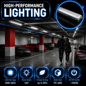 Lampa LED V-TAC 120 CM, 36W, IP65, 3400 Lumen, Culoare Kaltalb - Img 6