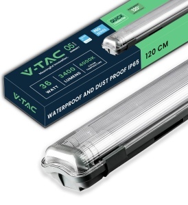 Lampa LED V-TAC 120 CM 36W IP65 cu Chip Samsung, 3400 Lumen, Neutral Alb 4000K