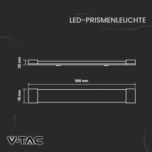 Lampa LED V-TAC 2x 60 CM 20W Samsung - 2400 Lumen Kaltwei - Img 3