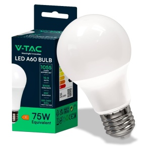 Lampa LED V-TAC E27 10.5W 1055 Lumen 3000K Alb