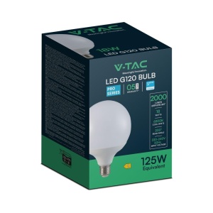 Lampa LED V-TAC Globe E27 18W, 2000 Lumen, 6500K Alb Rece - Img 6