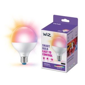 Lampa LED WiZ G95, 75W, dimmabila, 16 milioane culori