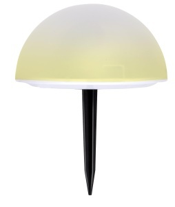 Lampa solara de gradina Grundig cu suport pentru pamant, lumina RGB si calda, IP44 - Img 2