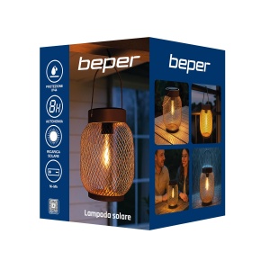Lampa solara decorativa BEPER P207ILO302, LED, autonomie 4 ore, IP44 - Img 8
