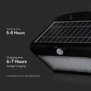 Lampa solara V-TAC VT-767-7-B, 7W, IP65, neagra - Img 6