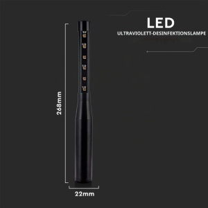 Lampa UV Germicida V-TAC, 14 W, portabila, neagra - Img 3