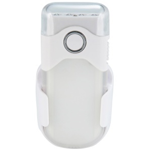 Lanterna LED Alecto ATL-80 cu senzor de lumina, reincarcabila, alba
