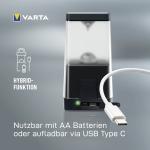 Lanterna LED VARTA Outdoor Ambiance L30RH, 500 Lumen, IPX4, Rechargeabila - Img 8