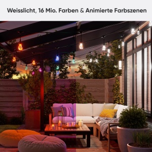 Lanterne LED Exterioare Nanoleaf Essentials Matter, 30M, RGBICW, IP65 - Img 5
