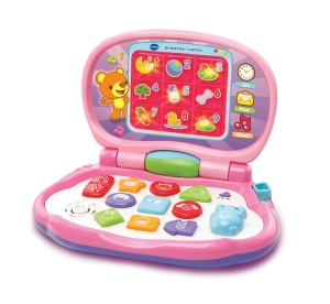 Laptop de invatare VTech Baby 80-191254, roz, 3 moduri de joc