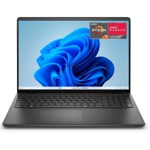Laptop Dell 16 DC16255, AMD Ryzen 7, 16GB RAM, 1TB SSD, Carbon Black
