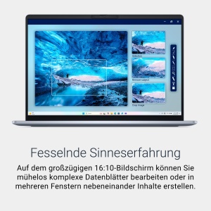 Laptop Dell 16 Plus DB16250, Intel Core Ultra 7, 16GB RAM, SSD 512GB, Ice Blue - Img 3
