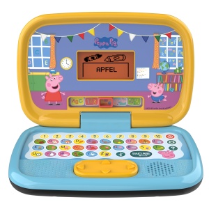 Laptop educativ VTech Peppas cu 5 moduri de joc si LCD, 3-6 ani