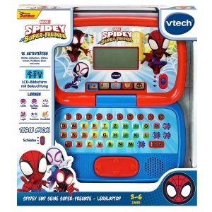 Laptop educativ VTech Spidey - QWERTZ, 5 moduri de joc, iluminare LCD - Img 6