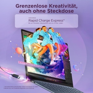 Laptop Lenovo Yoga Slim 7X 14 OLED 16GB RAM 1TB SSD Cosmic Blau - Img 2