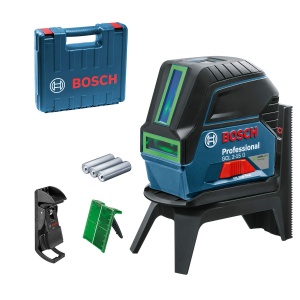 Laser de nivelare Bosch Professional GCL 2-15 G, verde, auto-nivelare, IP 54