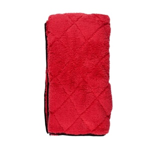 Laveta din microfibra Dirt Devil XL, 58x58 cm, pentru auto, culoare rosie