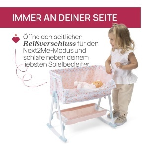 Leagan pentru papusi Chicco Next2Me, inalt adjustable, cu detalii realiste - Img 3